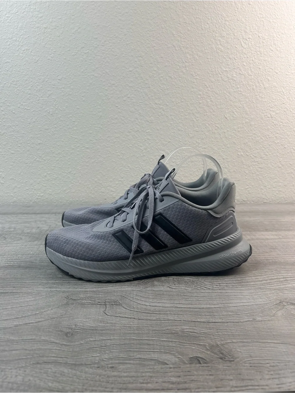 Adidas Runfalcon 3.0 Cloudfoam Gray Black Running Shoes Men’s Athletic Size 9 - Picture 6 of 11